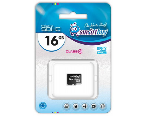 Флеш карта microSD 16GB Smart Buy  microSDHC Class 10