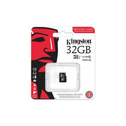 Флеш карта microSD 32GB Kingston microSDHC Class 10 UHS-I Industrial Temp