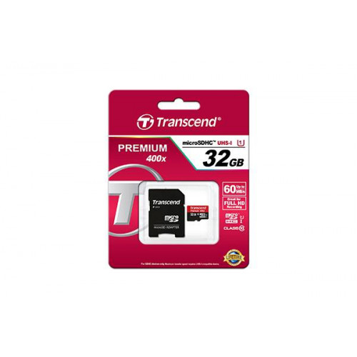 Флеш карта microSD 32GB Transcend microSDHC Class 10 UHS-1