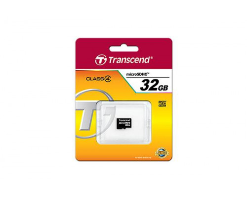 Флеш карта microSD 32GB Transcend microSDHC Class 4