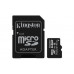 Флеш карта microSD 64GB Kingston microSDHC Class 10 UHS-I Industrial Temp (SD адаптер)