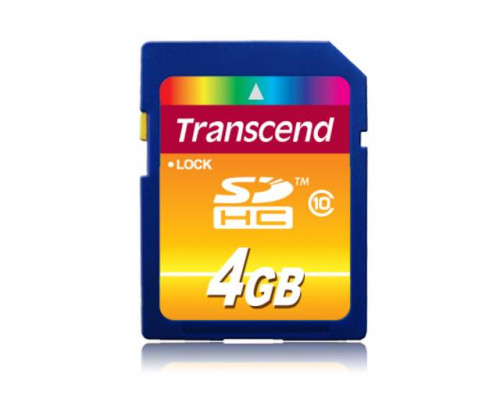 Флеш карта SD 4GB Transcend SDHC Class 10