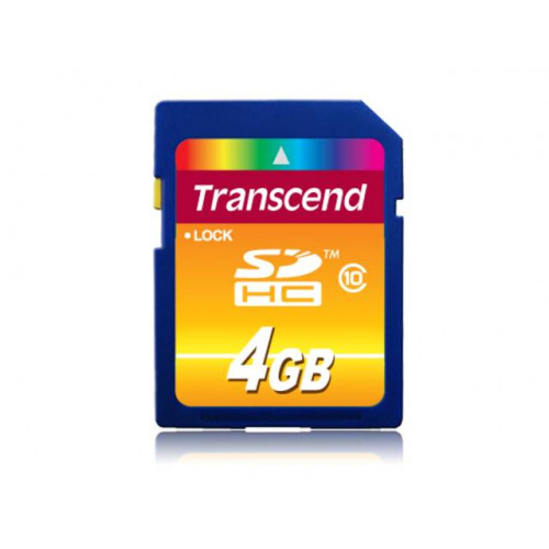 Флеш карта SD 4GB Transcend SDHC Class 10