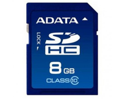 Флеш карта SD 8GB A-DATA SDHC Class 10
