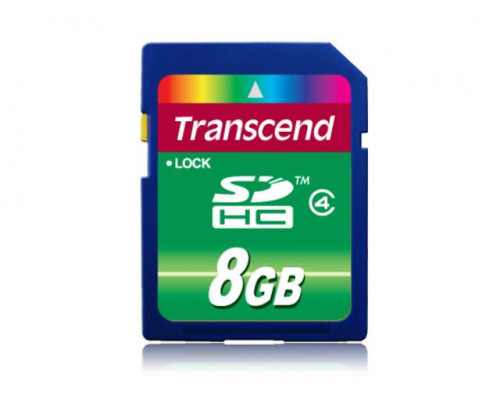 Флеш карта SD 8GB Transcend SDHC Class 4