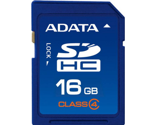 Флеш карта SD 16GB A-DATA SDHC Class 4