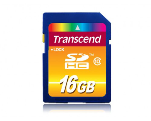 Флеш карта SD 16GB Transcend SDHC Class 10