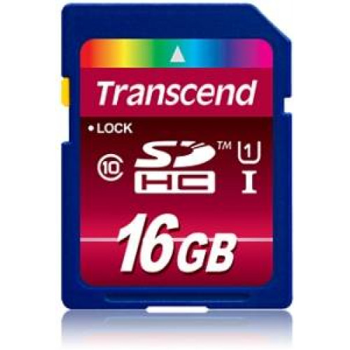 Флеш карта SD 16GB Transcend SDHC Class 10 UHS-1 Ultimate