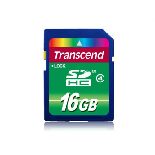 Флеш карта SD 16GB Transcend SDHC Class 4