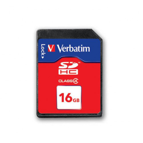 Флеш карта SD 16GB Verbatim SDHC Class 4