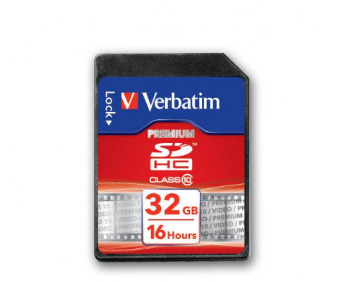 Флеш карта SD 32GB Verbatim SDHC Class 10