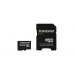 Флеш карта microSD 64GB Transcend microSDXC Class 10 (SD адаптер)