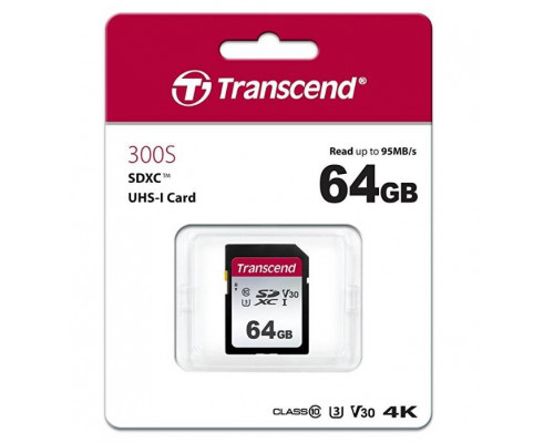 Флеш карта SD 64GB Transcend SDХC UHS-I U3