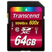 Флеш карта SD 64GB Transcend SDXC Class 10 UHS-I,600х