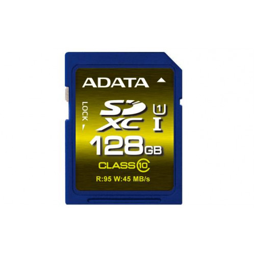 Флеш карта SD 128GB A-DATA Premier Pro SDXC Class 10 UHS-I U1 95MB/s