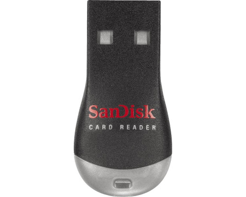 Устройство чтения/записи флеш карт SanDisk, MicroSD, USB 2.0, Черный
