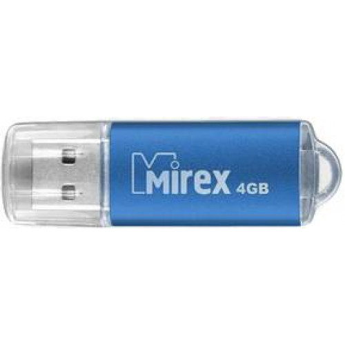 Флеш накопитель 4GB Mirex Unit, USB 2.0, Синий