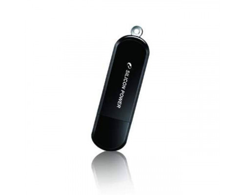 Флеш накопитель 4GB Silicon Power LuxMini 322, USB 2.0, Черный