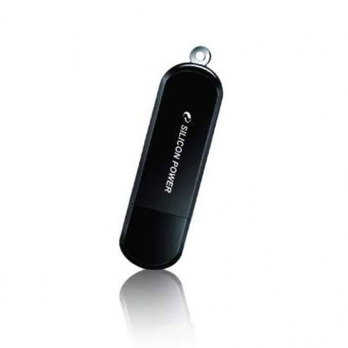 Флеш накопитель 4GB Silicon Power LuxMini 322, USB 2.0, Черный
