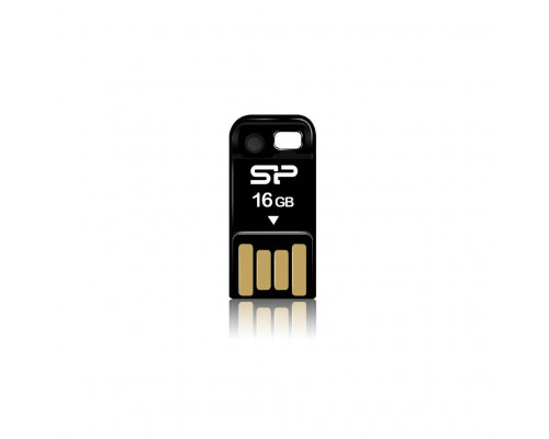 Флеш накопитель 4GB Silicon Power Touch T02, USB 2.0, Черный