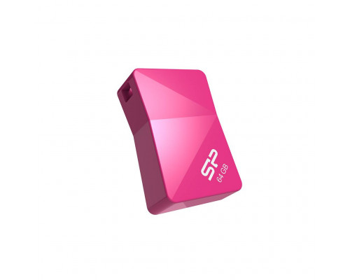 Флеш накопитель 4GB Silicon Power Touch T08, USB 2.0, Розовый