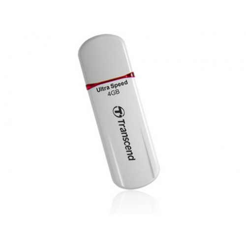 Флеш накопитель 4GB Transcend JetFlash 620, USB 2.0, Белый/Красный