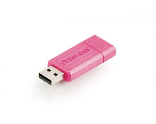 Флеш накопитель 4GB Verbatim PinStripe, USB 2.0, Розовый