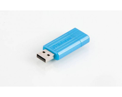 Флеш накопитель 4GB Verbatim PinStripe, USB 2.0, Синий