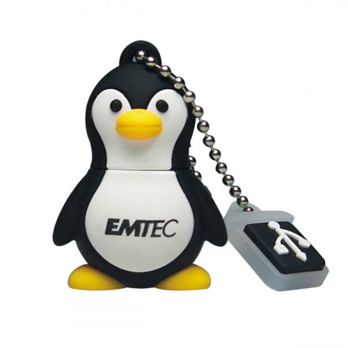 Флеш накопитель 8GB Emtec M314, USB 2.0, Фигурка Penguin