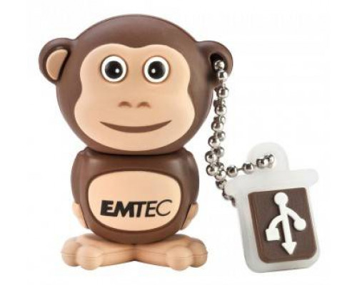 Флеш накопитель 8GB Emtec M322, USB 2.0, Фигурка Monkey