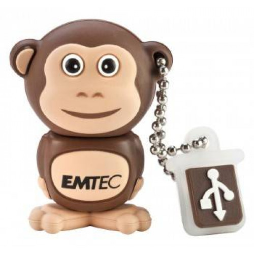 Флеш накопитель 8GB Emtec M322, USB 2.0, Фигурка Monkey
