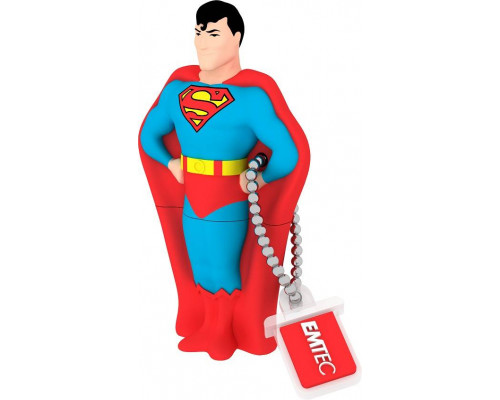 Флеш накопитель 8GB Emtec SH100, USB 2.0, Фигурка Superman (квадр. блистер)