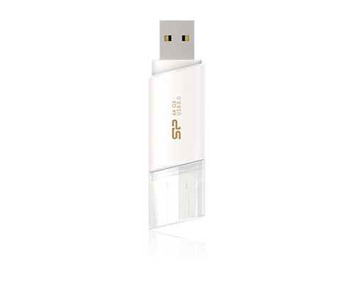 Флеш накопитель 8Gb Silicon Power Blaze B06, USB 3.0, Белый