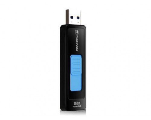 Флеш накопитель 8GB Transcend JetFlash 760, USB 3.0, Черный/Синий