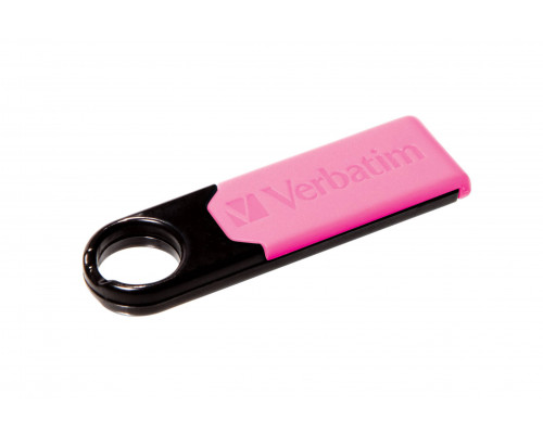 Флеш накопитель 8GB Verbatim Micro Plus, USB 2.0, Розовый
