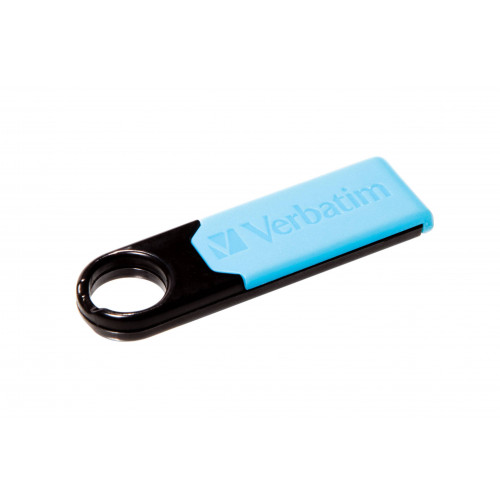Флеш накопитель 8GB Verbatim Micro Plus, USB 2.0, Синий