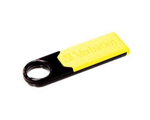 Флеш накопитель 8GB Verbatim Micro Plus, USB 2.0, Желтый