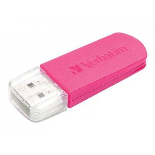 Флеш накопитель 8GB Verbatim Mini, USB 2.0, Розовый