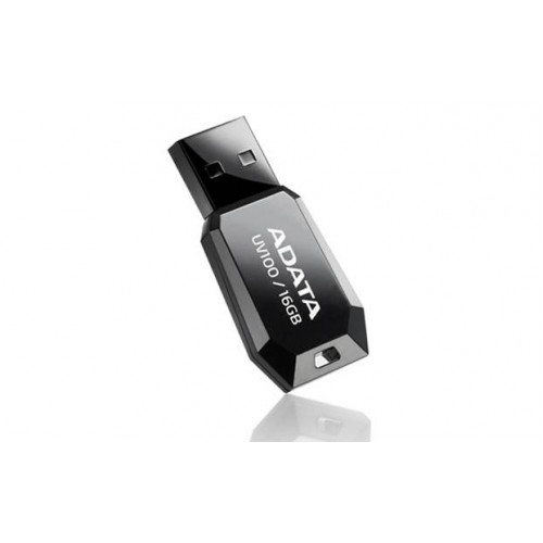 Флеш накопитель 16GB A-DATA UV100, USB 2.0, Черный