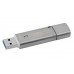 Флеш накопитель 16GB Kingston DataTraveler Locker+ G3 256bit Encryption, USB 3.0, металлик
