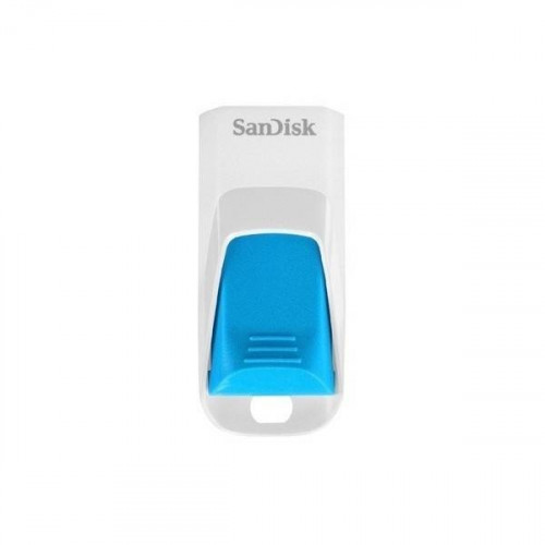 Флеш накопитель 16GB SanDisk CZ51 Cruzer Edge, USB 2.0, White/Blue