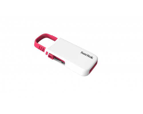 Флеш накопитель 16GB SanDisk CZ59 Cruzer U, USB 2.0, White/Pink