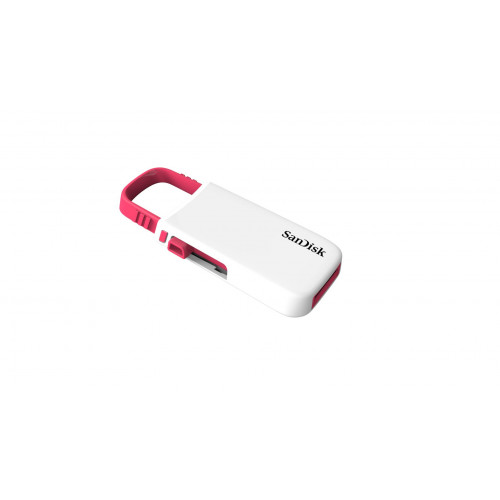 Флеш накопитель 16GB SanDisk CZ59 Cruzer U, USB 2.0, White/Pink