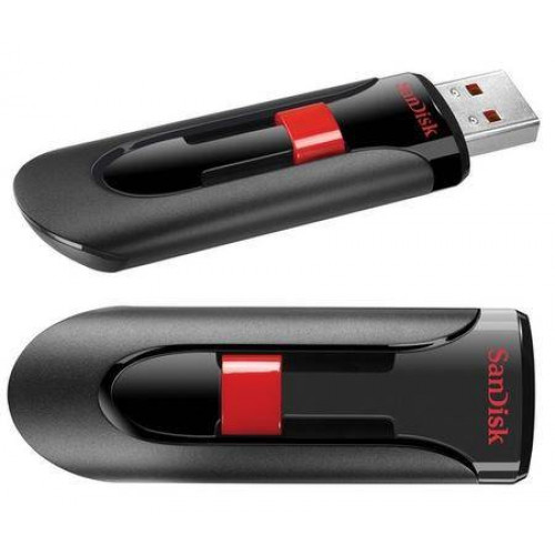 Флеш накопитель 16GB SanDisk CZ60 Glide, USB 2.0, Black