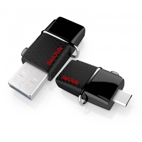 Флеш накопитель 16GB SanDisk Ultra Android Dual Drive OTG, USB 3.0, Black