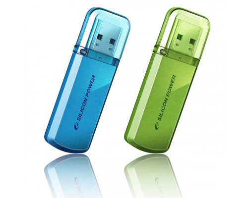 Флеш накопитель 16Gb Silicon Power Helios 101, USB 2.0, Зеленый