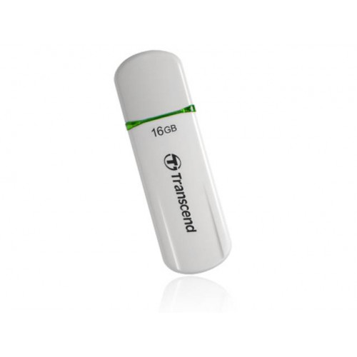 Флеш накопитель 16GB Transcend JetFlash 620, USB 2.0, Белый/Зеленый