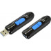 Флеш накопитель 16GB Transcend JetFlash 790, USB 3.0, Черный/Синий
