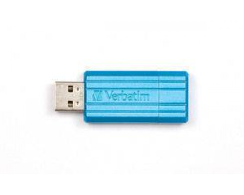 Флеш накопитель 16GB Verbatim PinStripe, USB 2.0, Синий