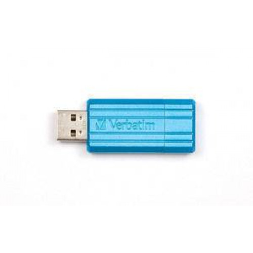 Флеш накопитель 16GB Verbatim PinStripe, USB 2.0, Синий